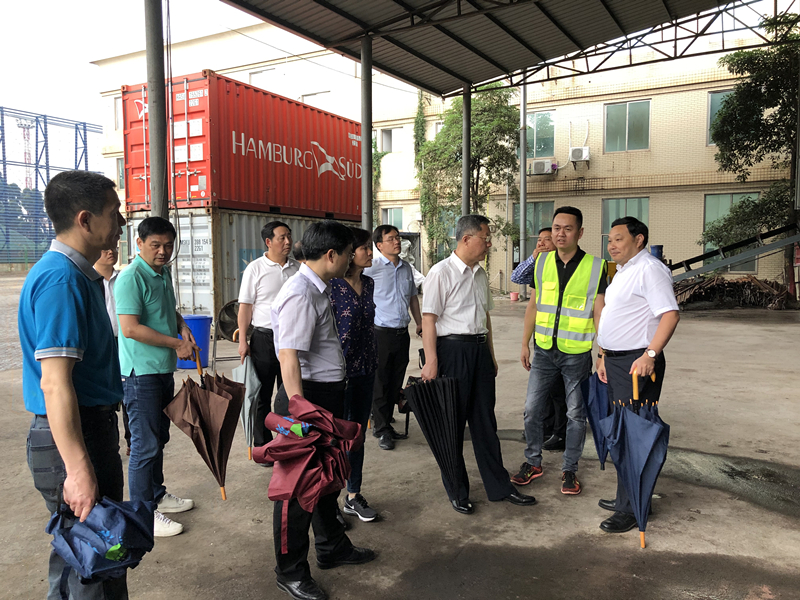 中華全國供銷合作總社黨組成員、理事會(huì)副主任王偉蒞臨省農(nóng)資集團(tuán)南方物流中心調(diào)研指導(dǎo)工作
